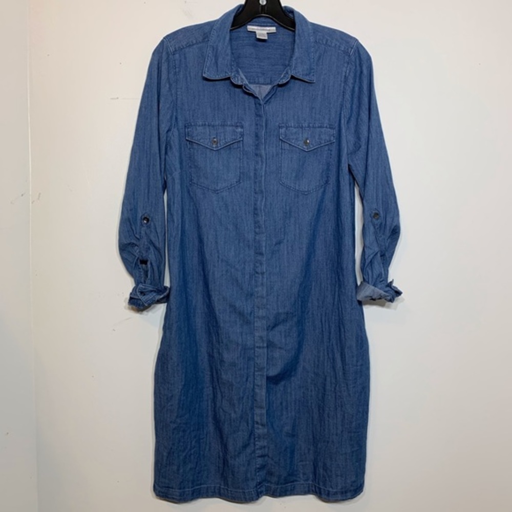 EUC Motherhood Maternity Denim Pregnancy Dress S